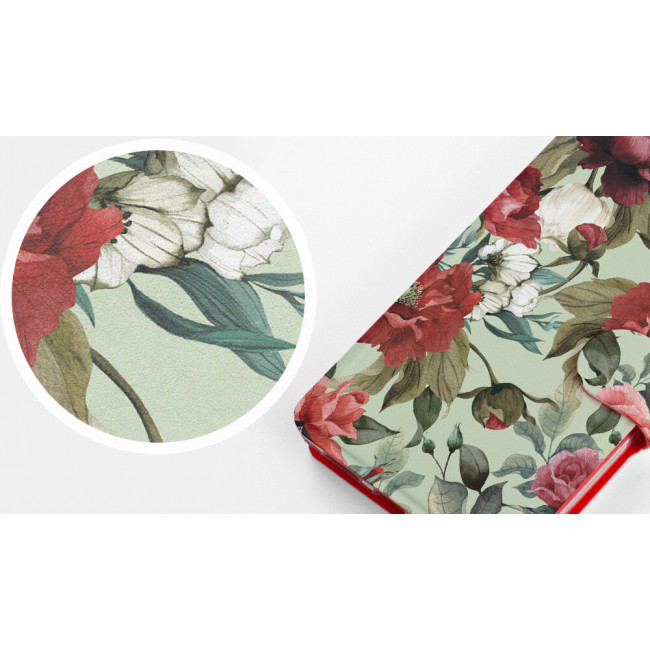 Mobiwear iPhone 13 Pro Max Θήκη Βιβλίο Slim Flip - Design Flowers - MD06P