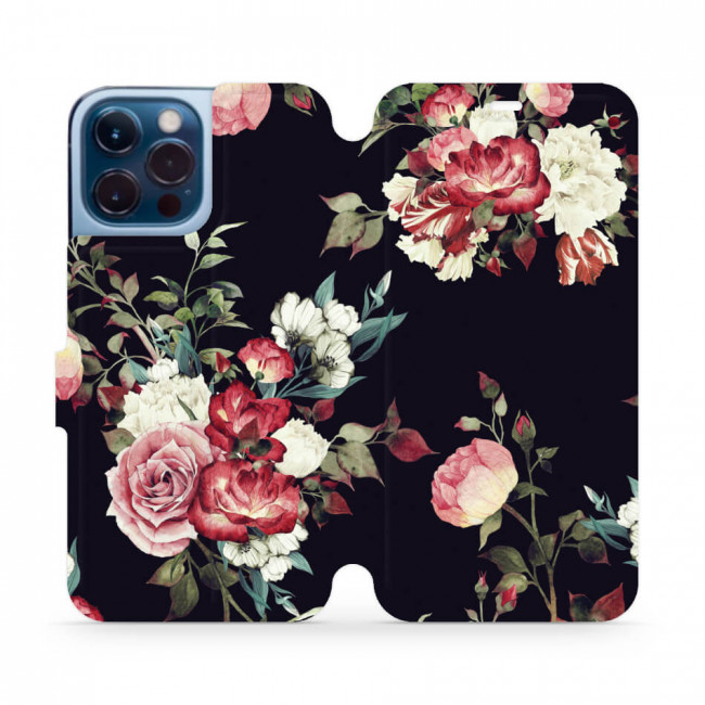 Mobiwear iPhone 13 Pro Max Θήκη Βιβλίο Slim Flip - Design Bouquet of Roses - VD11P