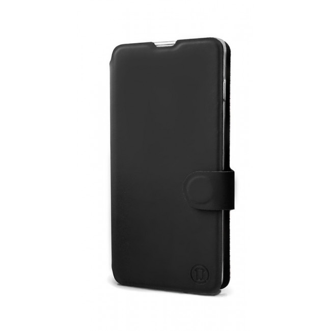 Mobiwear iPhone 14 Θήκη Βιβλίο Slim Flip - Μαύρη - S_BLB