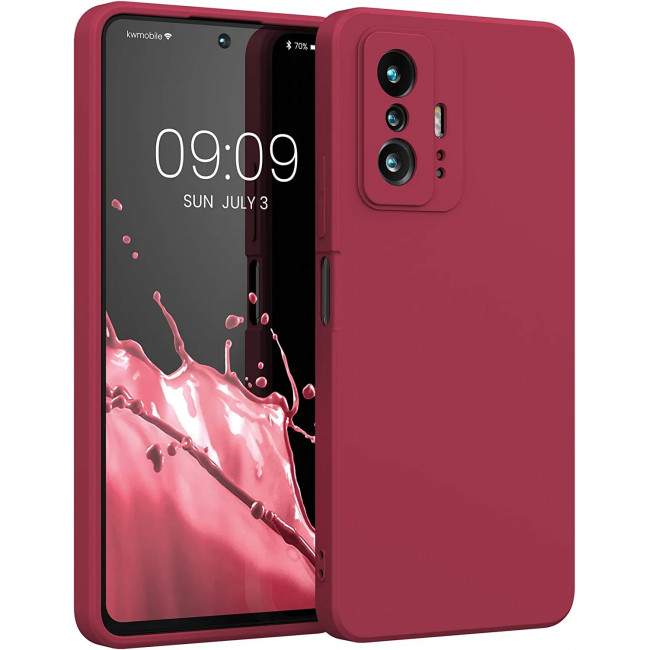 KW Xiaomi 11T / 11T Pro Θήκη Σιλικόνης Rubberized TPU - Sweet Cherry - 56573.229