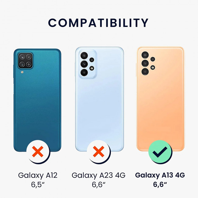 KW Samsung Galaxy A13 4G Θήκη Σιλικόνης TPU - Blue Reef - 57805.228