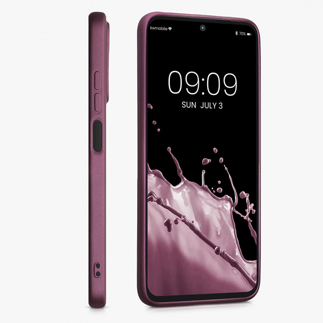 KW Xiaomi Redmi Note 11 / Redmi Note 11S Θήκη Σιλικόνης TPU - Metallic Lavender - 58651.230