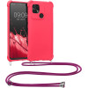 KW Xiaomi Redmi 10C Θήκη Σιλικόνης TPU με Λουράκι - Awesome Pink - 59233.238