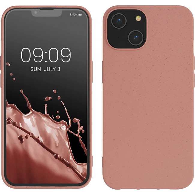 Kalibri iPhone 14 Θήκη Σιλικόνης TPU με Ανακυκλώσιμο και Βιοδιασπώμενο Υλικό - Winter Rose - 59217.193