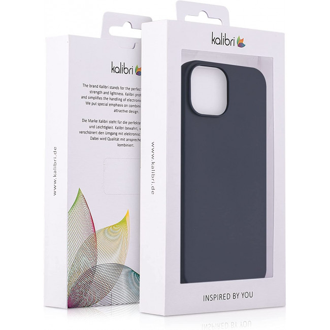 Kalibri iPhone 14 Θήκη Σιλικόνης TPU με Ανακυκλώσιμο και Βιοδιασπώμενο Υλικό - Dark Blue - 59217.17