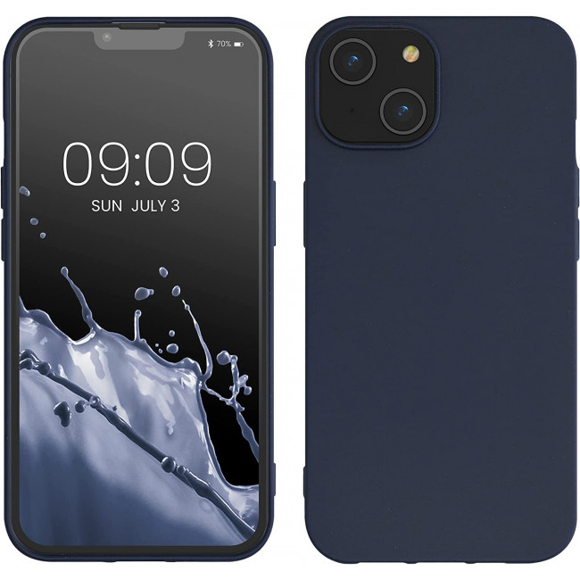 Kalibri iPhone 14 Θήκη Σιλικόνης TPU με Ανακυκλώσιμο και Βιοδιασπώμενο Υλικό - Dark Blue - 59217.17