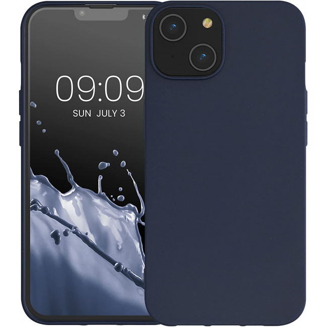 Kalibri iPhone 14 Θήκη Σιλικόνης TPU με Ανακυκλώσιμο και Βιοδιασπώμενο Υλικό - Dark Blue - 59217.17