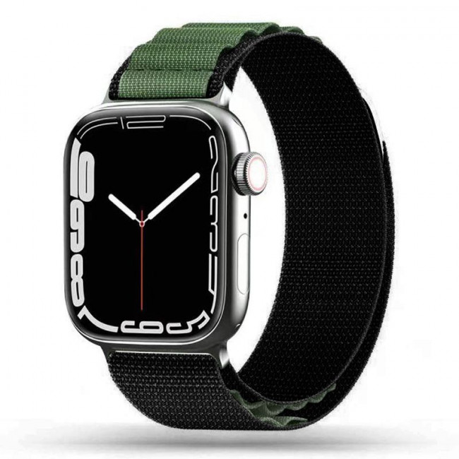 Tech-Protect Λουράκι Apple Watch 2 / 3 / 4 / 5 / 6 / 7 / 8 / 9 / SE / SE 2 / ULTRA / ULTRA 2 - 42 / 44 / 45 / 49 mm Nylon Pro - Black / Military Green