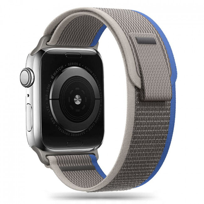 Tech-Protect Λουράκι Apple Watch 2 / 3 / 4 / 5 / 6 / 7 / 8 / 9 / SE - 38 / 40 / 41 mm Nylon - Grey / Blue