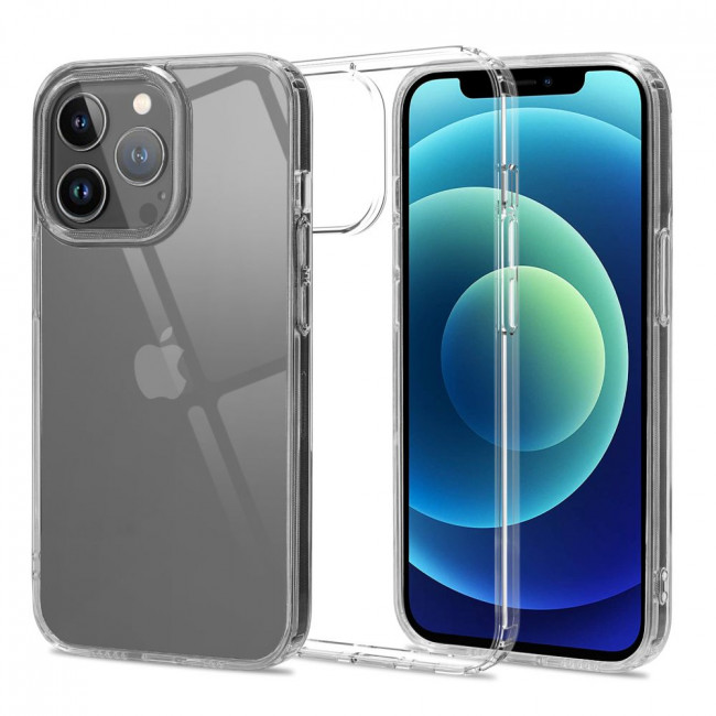 Tech-Protect iPhone 12 / 12 Pro Flexair Hybrid Σκληρή Θήκη με Πλαίσιο Σιλικόνης - Διάφανη