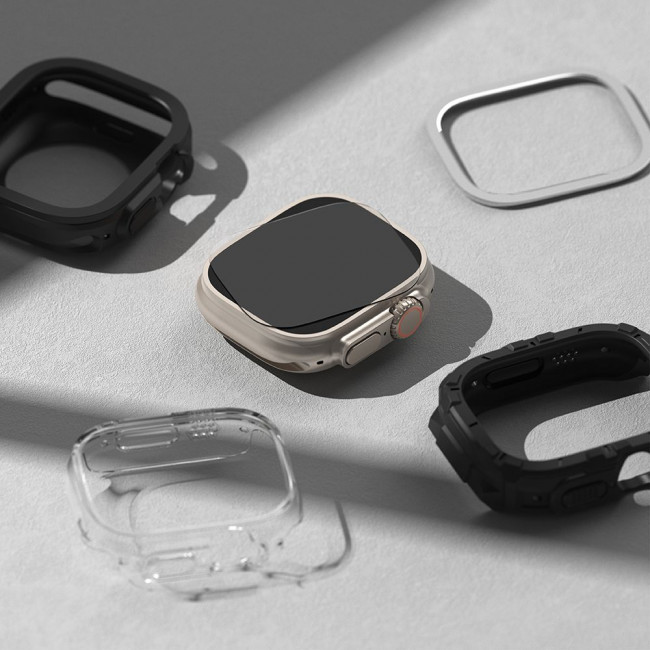 Ringke Προστασία Οθόνης Apple Watch Ultra / Ultra 2 - 49mm - ID FC 0.3mm - 2.5D 9H Screen Αντιχαρακτικό Γυαλί Οθόνης - 4 Τεμάχια - Διάφανο