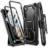 Supcase Samsung Galaxy S23 Armorbox 2 Σκληρή Θήκη με Προστασία Οθόνης και Stand - Black