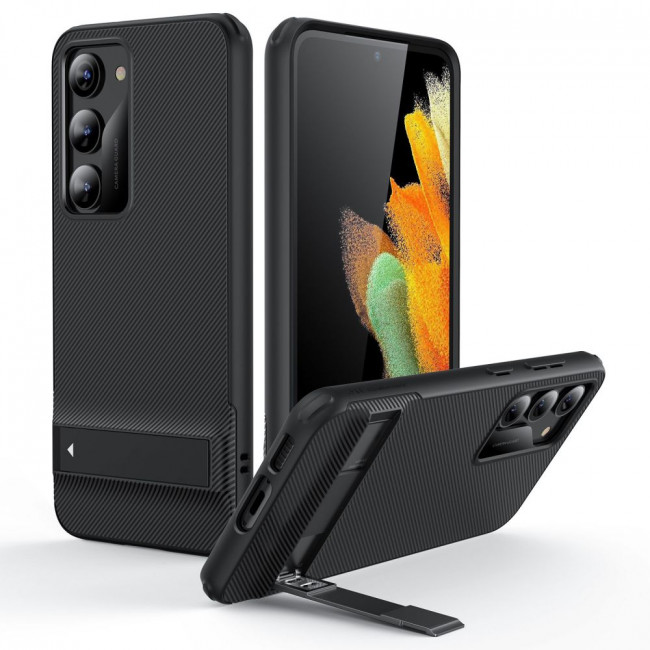 ESR Samsung Galaxy S23+ Air Shield Boost Σκληρή Θήκη με Πλαίσιο Σιλικόνης και Stand - Black