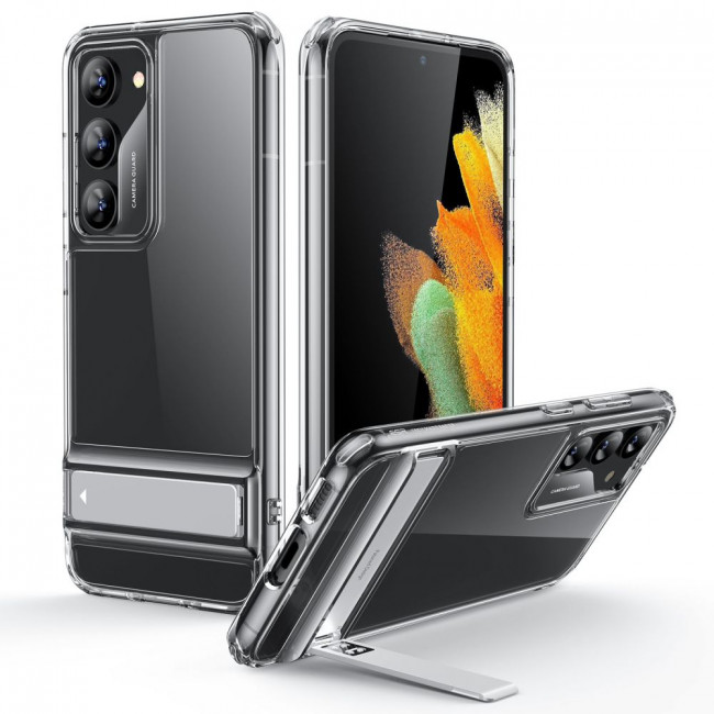 ESR Samsung Galaxy S23+ Air Shield Boost Σκληρή Θήκη με Πλαίσιο Σιλικόνης και Stand - Διάφανη