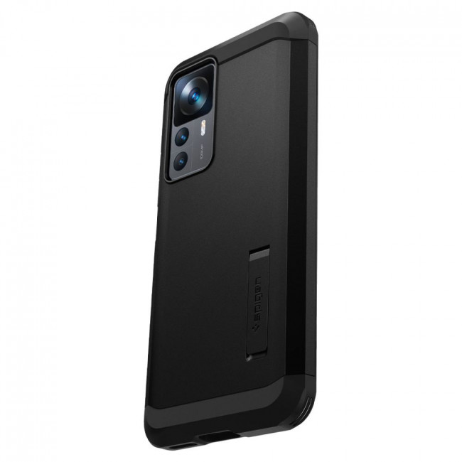 Spigen Xiaomi 12T / 12T Pro Tough Armor Σκληρή Θήκη - Black