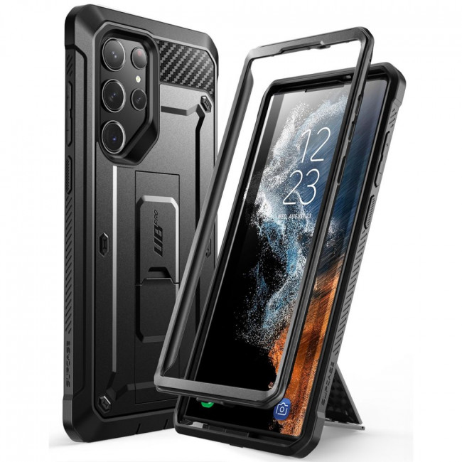 Supcase Samsung Galaxy S23 Ultra Unicorn Beetle Pro Σκληρή Θήκη με Stand - Black