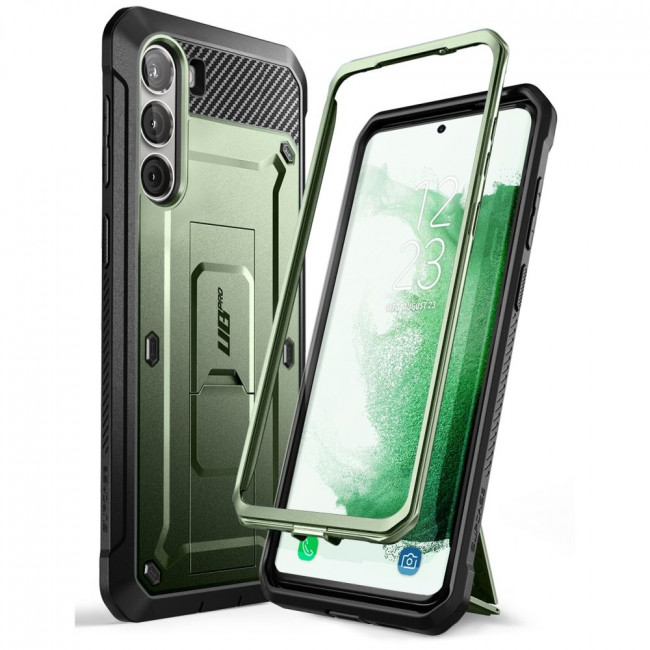 Supcase Samsung Galaxy S23+ Unicorn Beetle Pro Σκληρή Θήκη με Stand - Green