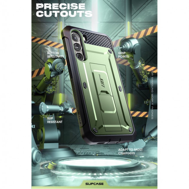 Supcase Samsung Galaxy S23+ Unicorn Beetle Pro Σκληρή Θήκη με Stand - Green