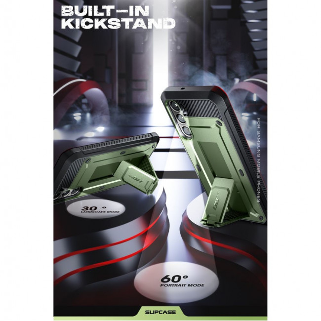 Supcase Samsung Galaxy S23+ Unicorn Beetle Pro Σκληρή Θήκη με Stand - Green