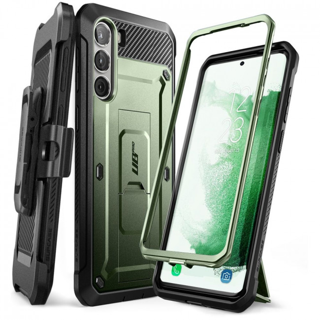 Supcase Samsung Galaxy S23+ Unicorn Beetle Pro Σκληρή Θήκη με Stand - Green