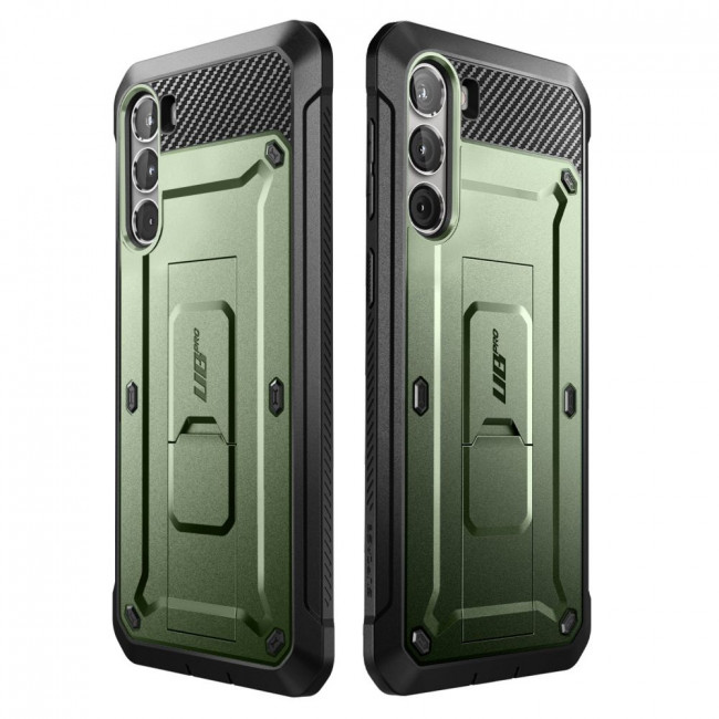 Supcase Samsung Galaxy S23+ Unicorn Beetle Pro Σκληρή Θήκη με Stand - Green