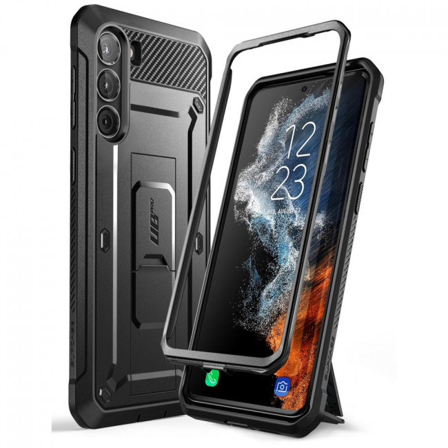 Supcase Samsung Galaxy S23 Unicorn Beetle Pro Σκληρή Θήκη με Stand - Black