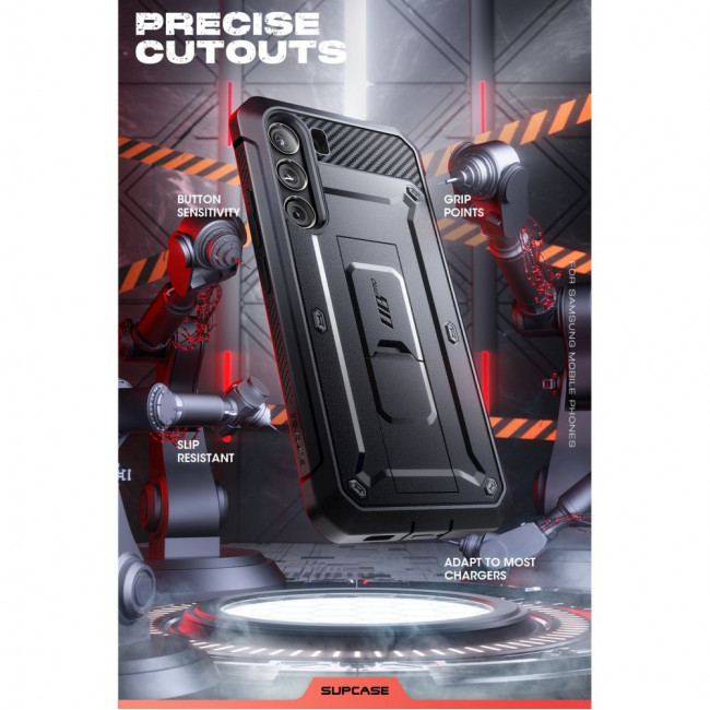 Supcase Samsung Galaxy S23 Unicorn Beetle Pro Σκληρή Θήκη με Stand - Black