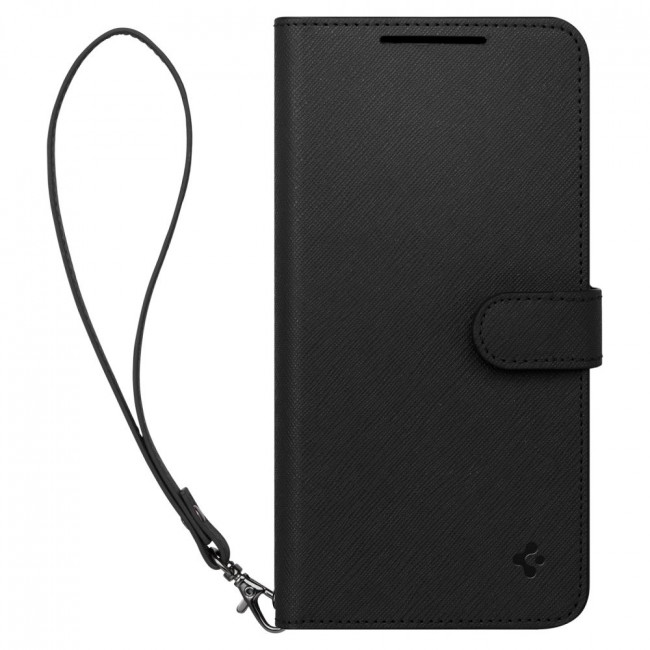 Spigen Samsung Galaxy S23+ Wallet S Plus Θήκη Πορτοφόλι από Δερματίνη - Black