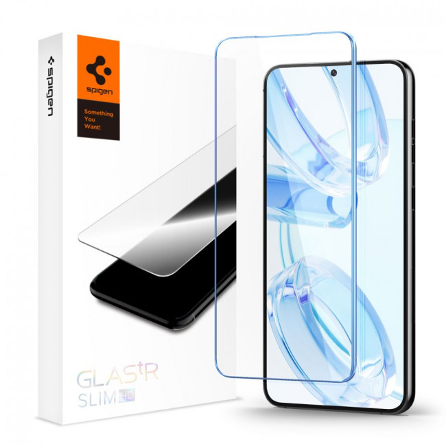 Spigen Samsung Galaxy S23 GLAS.tR Slim 0.2mm 2.5D Tempered Glass Αντιχαρακτικό Γυαλί Οθόνης 9H - Clear - AGL05961