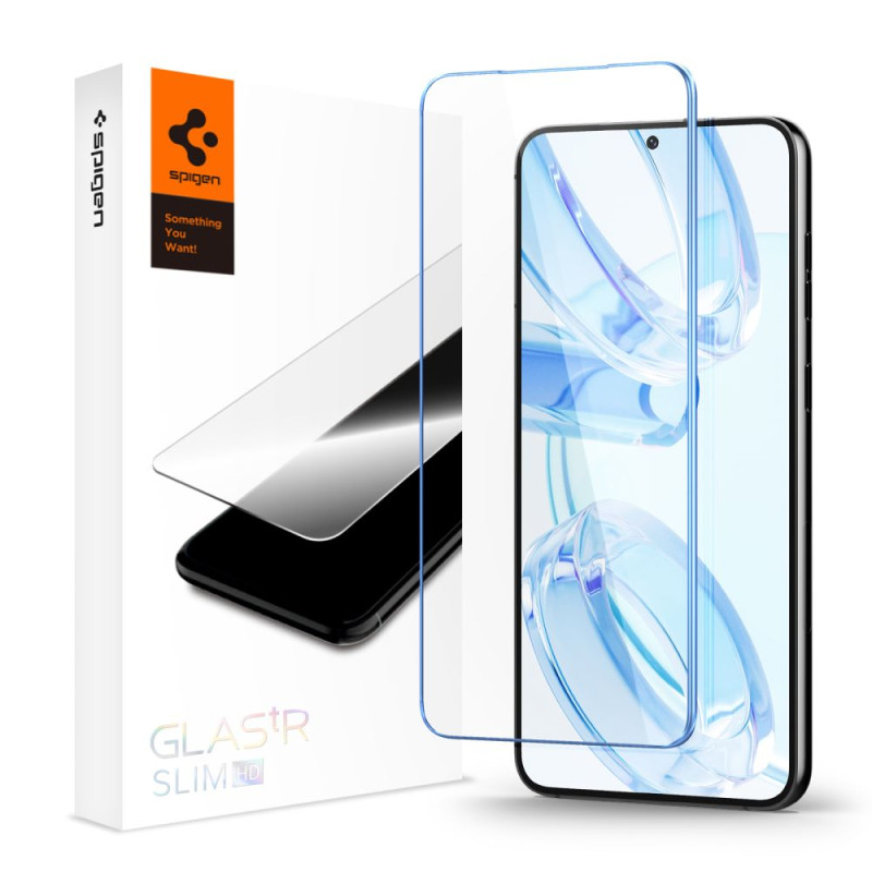 Spigen Samsung Galaxy S23 GLAS.tR Slim 0.2mm 2.5D Tempered Glass Αντιχαρακτικό Γυαλί Οθόνης 9H - Clear - AGL05961