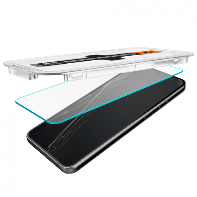 Spigen Samsung Galaxy S23 Glas.TR EZ Fit 0.2mm 2.5D 9H Tempered Glass Αντιχαρακτικό Γυαλί Οθόνης - 2 Τεμάχια - Clear - AGL05958