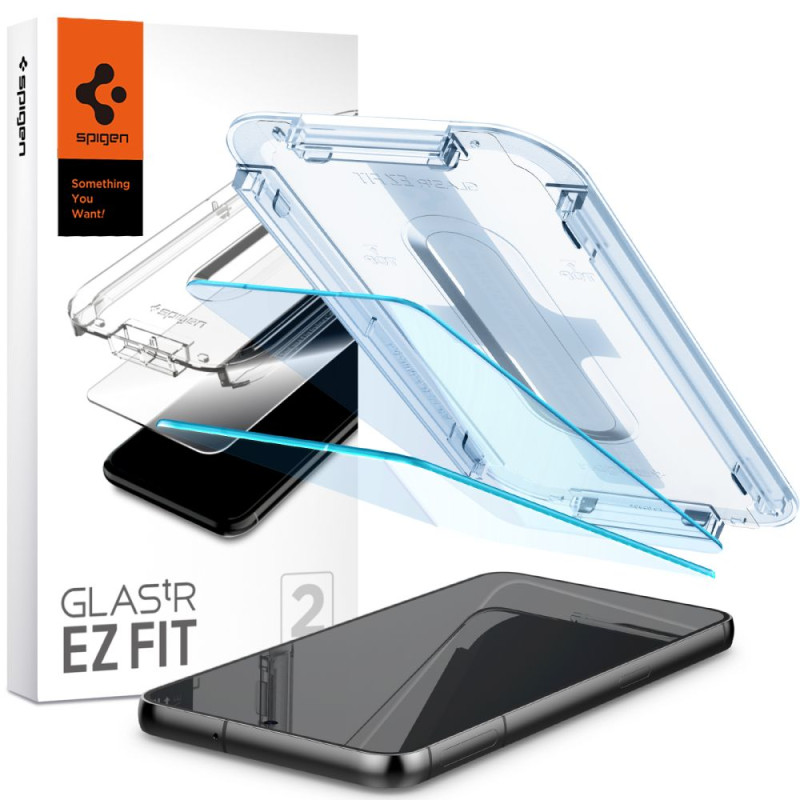 Spigen Samsung Galaxy S23+ Glas.TR EZ Fit 0.2mm 2.5D 9H Tempered Glass Αντιχαρακτικό Γυαλί Οθόνης - 2 Τεμάχια - Clear - AGL05952