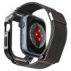 Spigen Λουράκι Apple Watch 7 / 8 / 9 - 45 mm Metal Fit Prowith Protective Case με Θήκη Προστασίας - Graphite