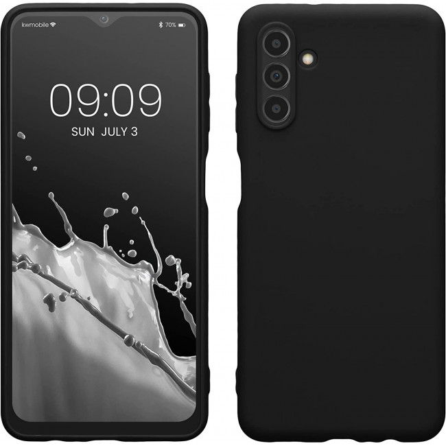 KW Samsung Galaxy A04s Θήκη Σιλικόνης TPU - Black - 58921.01