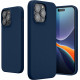 KW iPhone 14 Pro Max Θήκη Σιλικόνης Rubberized TPU - Navy Blue - 59074.116