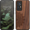 KW Xiaomi 12T / 12T Pro Θήκη από Φυσικό Ξύλο - Design Rising Sun - Dark Brown - 60150.02