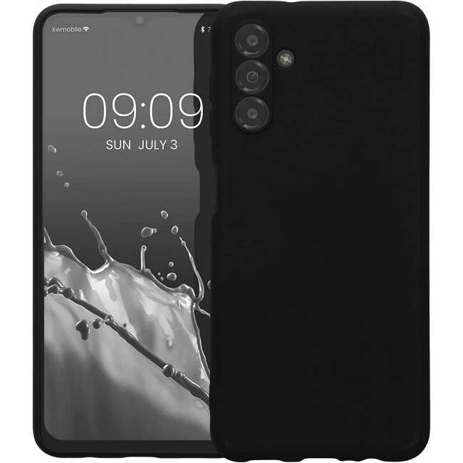 KW Samsung Galaxy A13 5G Θήκη Σιλικόνης Rubberized TPU - Black - 58039.01