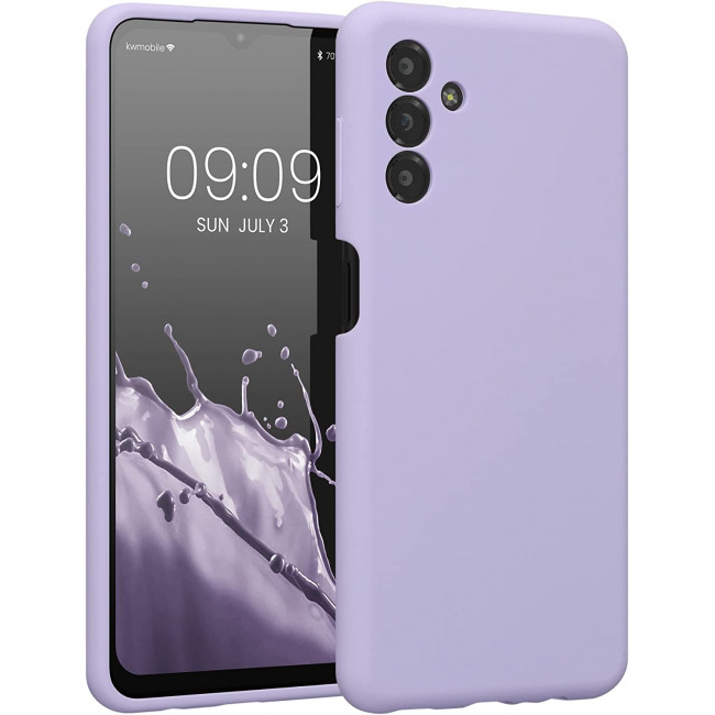 KW Samsung Galaxy A13 5G Θήκη Σιλικόνης Rubberized TPU - Lavender - 59453.108