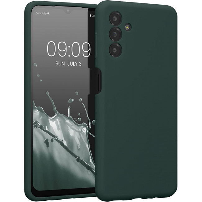 KW Samsung Galaxy A13 5G Θήκη Σιλικόνης Rubberized TPU - Moss Green - 59453.169