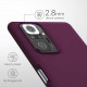 KW Xiaomi Redmi Note 10 Pro Θήκη Σιλικόνης Rubber TPU - Bordeaux Purple - 54553.187