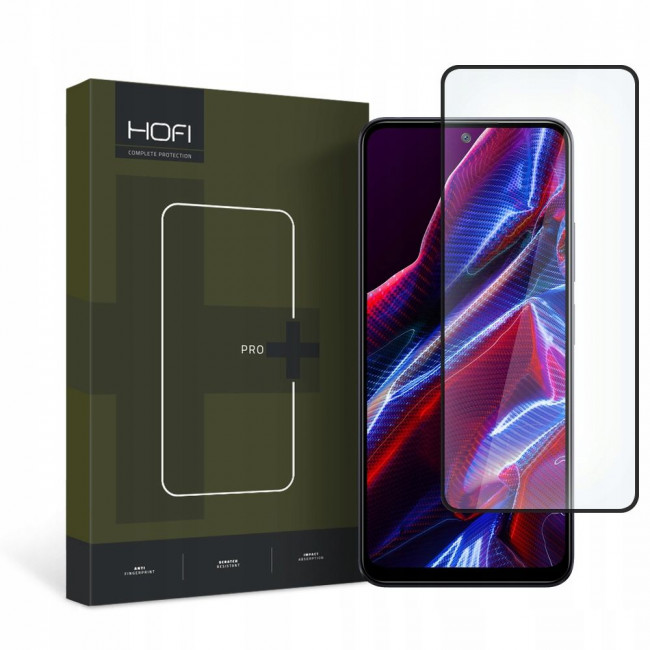 Hofi Xiaomi Redmi Note 12 5G / Xiaomi Poco X5 5G Glass Pro+ 0.3mm 2.5D 9H Full Screen Tempered Glass Αντιχαρακτικό Γυαλί Οθόνης - Black