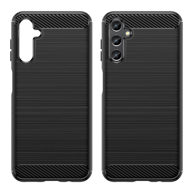 OEM Samsung Galaxy A14 5G Θήκη Rugged Carbon TPU - Black