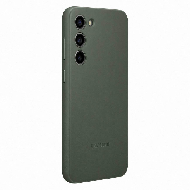 Samsung Genuine Leather Cover Samsung Galaxy S23+ Θήκη από Γνήσιο Δέρμα - Green - EF-VS916LGEGWW