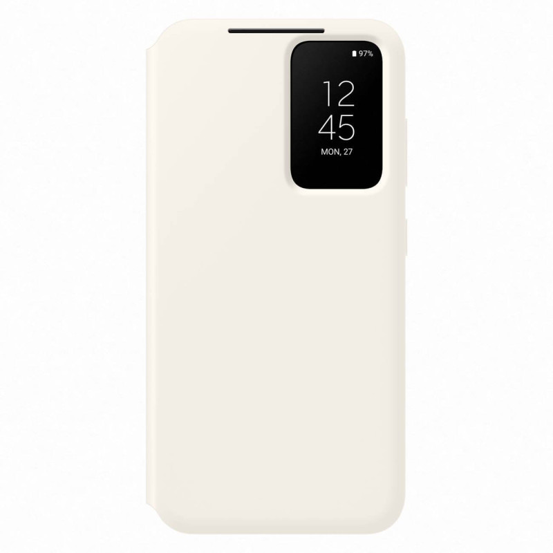 Samsung Smart View Cover Samsung Galaxy S23 Θήκη Πορτοφόλι - Cream - EF-ZS911CUEGWW