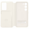 Samsung Smart View Cover Samsung Galaxy S23 Θήκη Πορτοφόλι - Cream - EF-ZS911CUEGWW