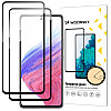 Wozinsky Samsung Galaxy A54 5G 9H Case Friendly Full Screen Full Glue Tempered Glass Αντιχαρακτικό Γυαλί Οθόνης - 2 Τεμάχια - Black