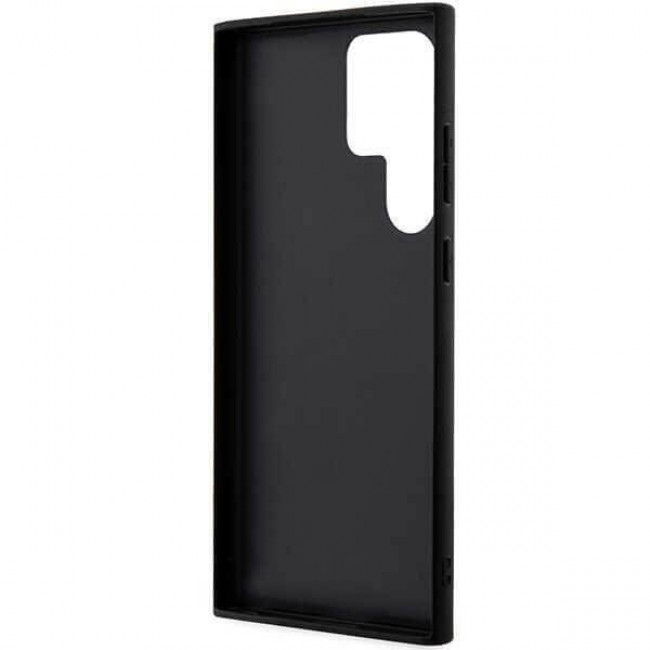 Karl Lagerfeld Samsung Galaxy S23 Ultra - Saffiano Monogram Ikonik Σκληρή Θήκη - Black - KLHCS23LSAKLHKPK