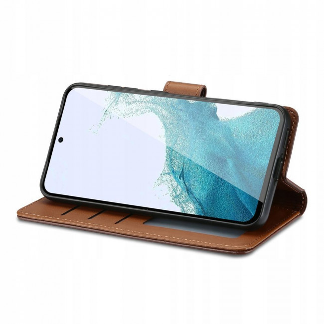 Tech-Protect Samsung Galaxy A14 5G Θήκη Πορτοφόλι Stand από Δερματίνη - Brown