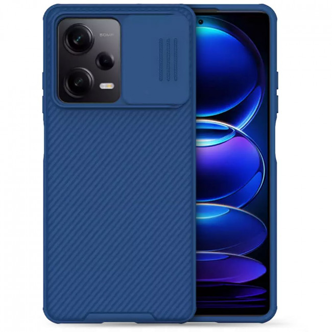 Nillkin Xiaomi Redmi Note 12 Pro / Xiaomi Poco X5 Pro 5G CamShield Pro Σκληρή Θήκη με Κάλυμμα για την Κάμερα - Blue