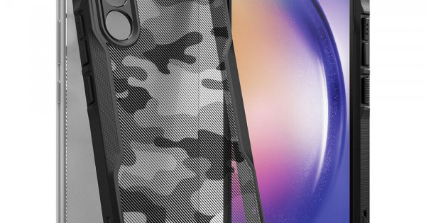 Ringke Fusion X Camo Black Tough Case - For Samsung Galaxy A54 5G